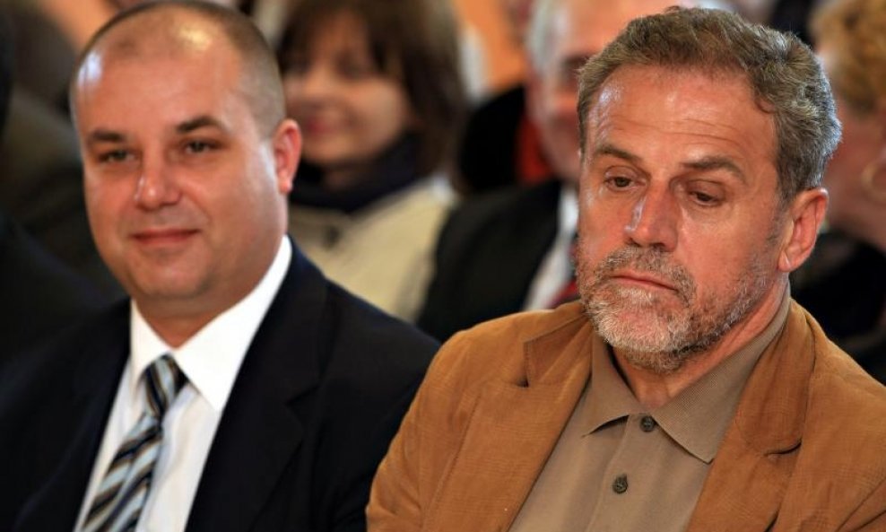 Igor Rađenović i Milan Bandić