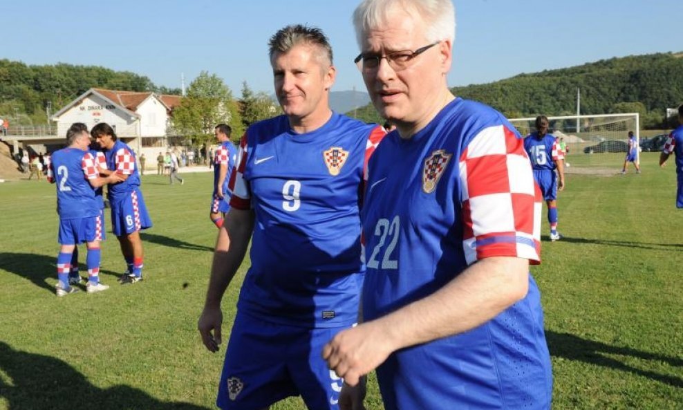 Davor Šuker i Ivo Josipović