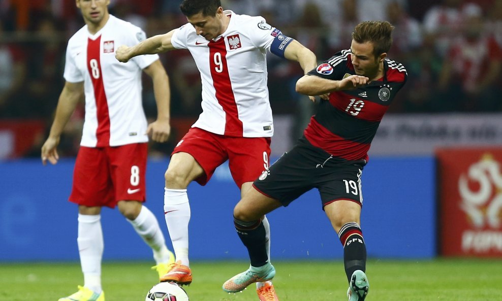 Robert Lewandowski i Mario Goetze