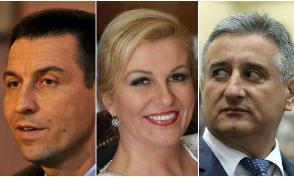 Ladislav Ilčić, Kolinda Grabar Kitarović, Tomislav Karamarko