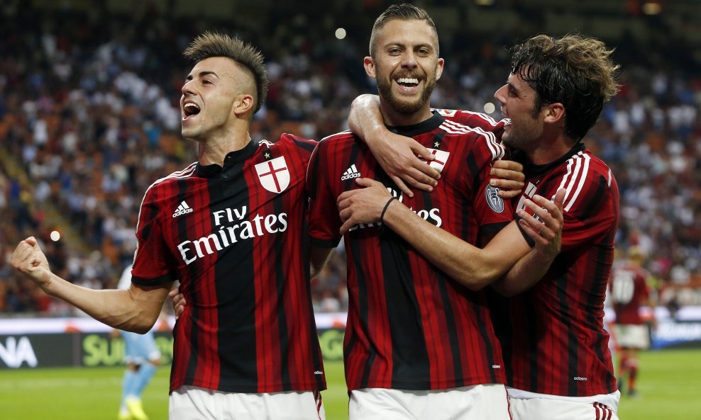 Stephan El Shaarawy; Jeremy Menez i Andrea Poli