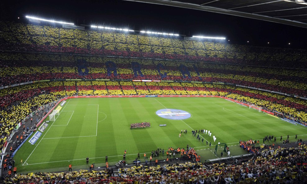 camp nou el clasico 2012 tribine katalonija