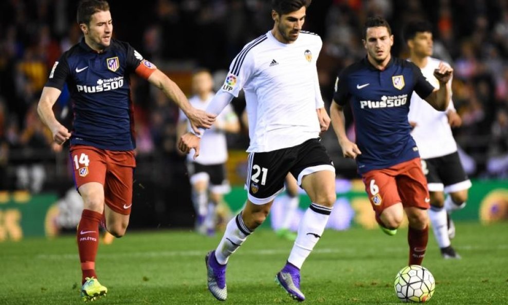 Andre Gomes Valencia Gabi Koke Atletico Madrid