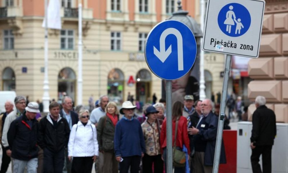 Promet zagreb pješačka zona