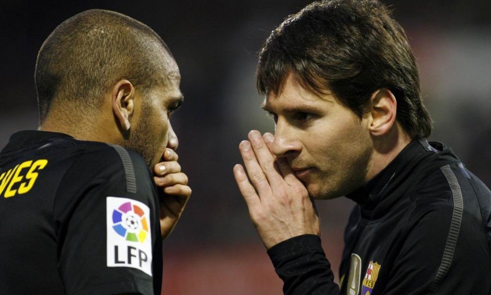 Daniel Alves i Lionel Messi