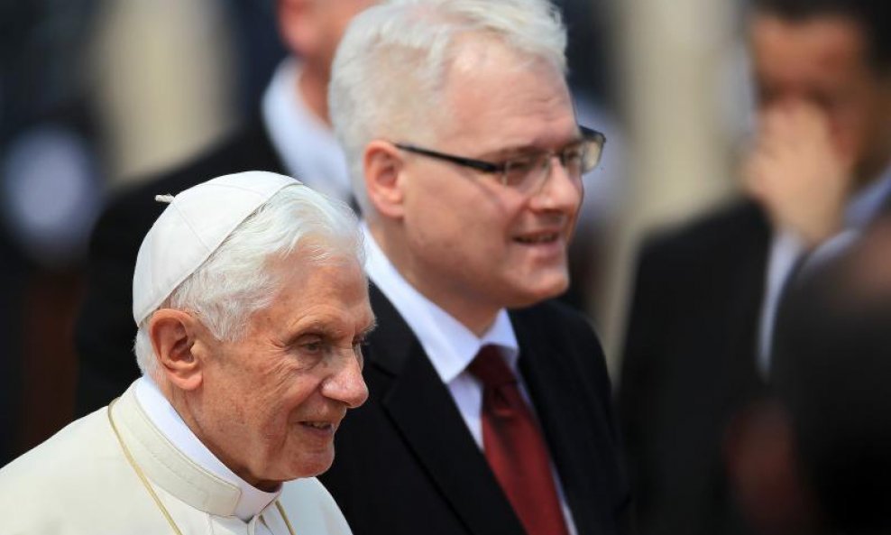 Ivo Josipović papa benedikt XVI.