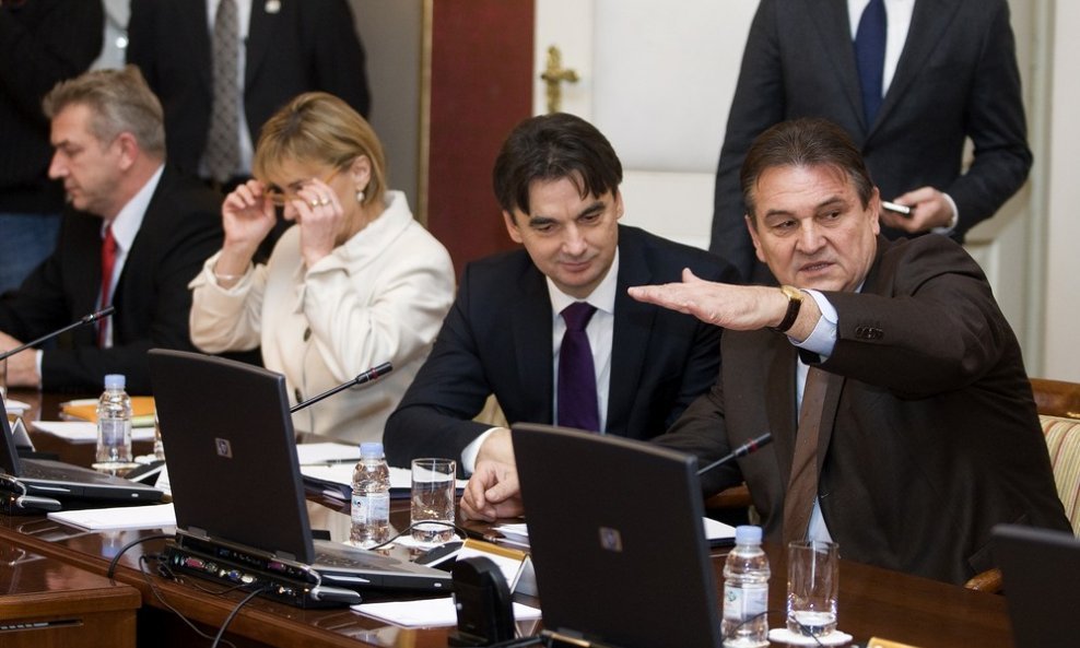 Ranko Ostojić, Vesna Pusić , Branko Grčić i Radimir Čačić