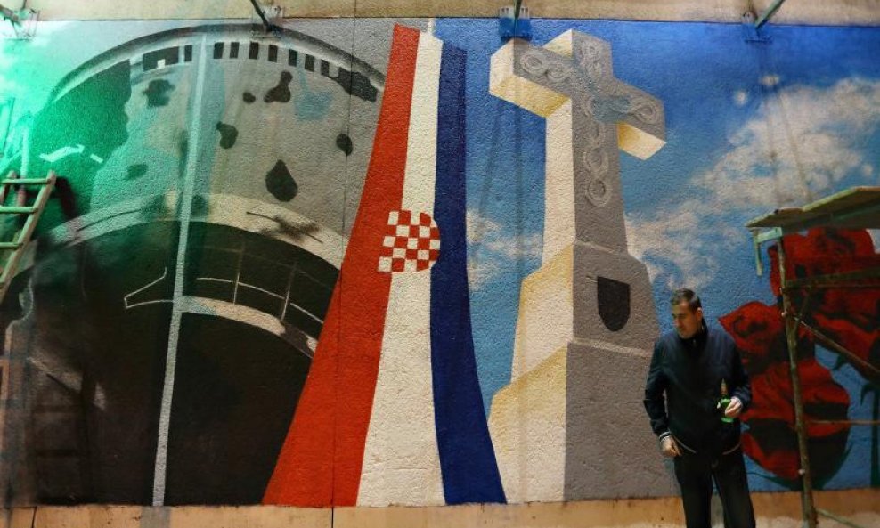 BBB Bad Blue Boys mural za Vukovar 3