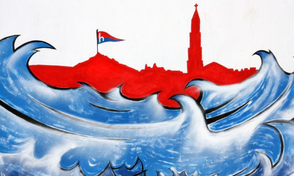 Torcida mural Hajduk