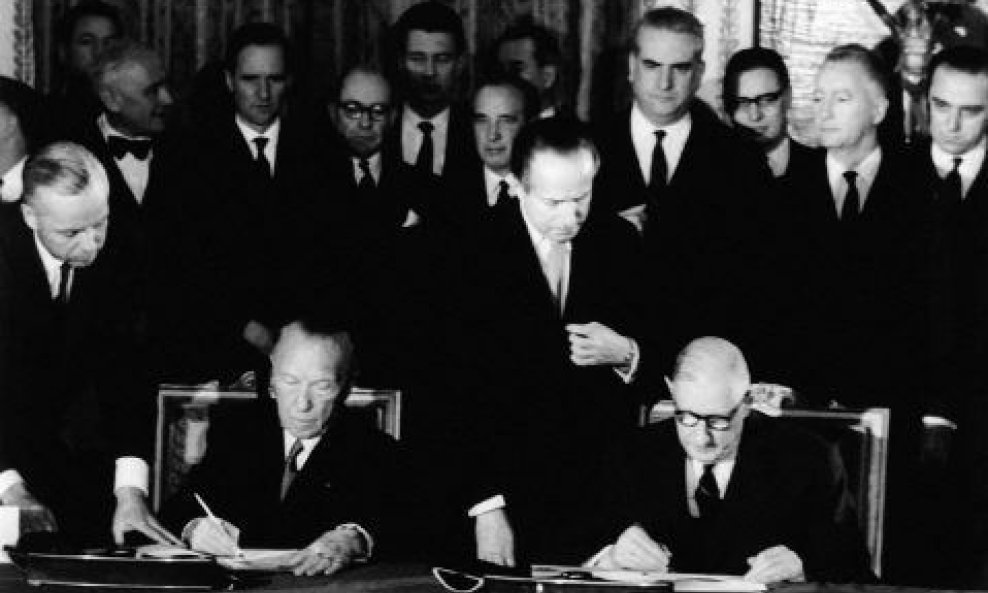 General de Gaulle i Konrad Adenauer