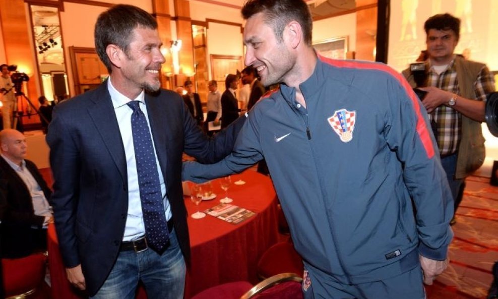 Zvonimir Boban u društvu Roberta Kovača