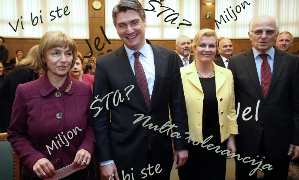 milanović pusić grabar kitarović jezik gluposti