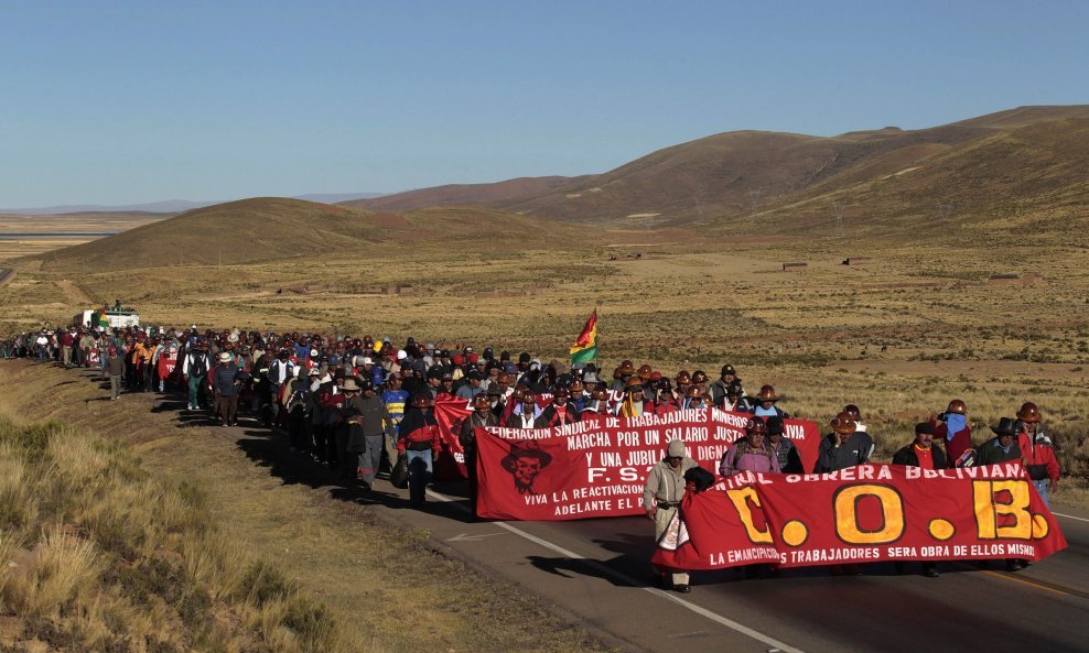 bolivija štrajk