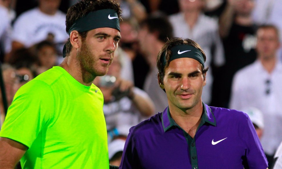 Juan Martin Del Potro i Roger Federer
