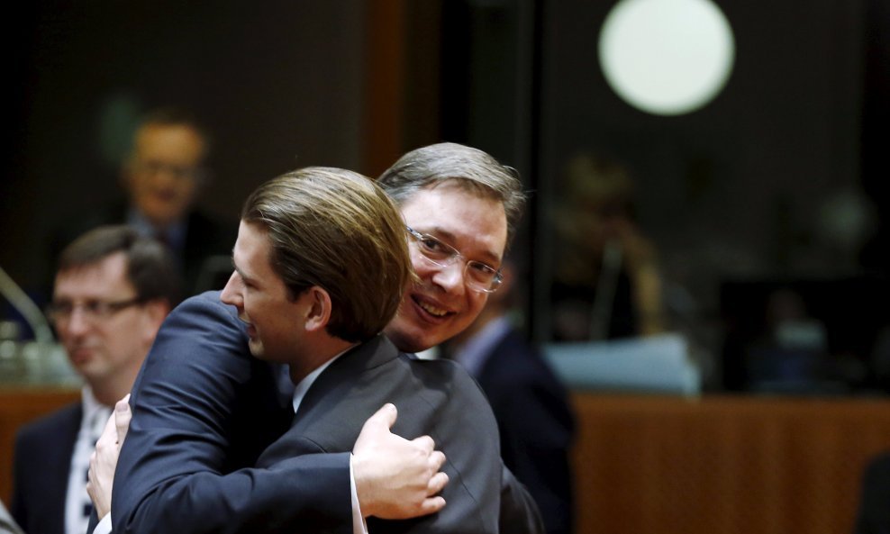 Sebastian Kurz i Aleksandar Vučić