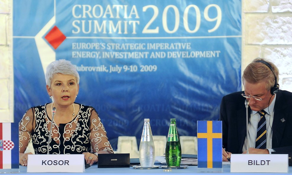 JADRANKA KOSOR CARL BILDT