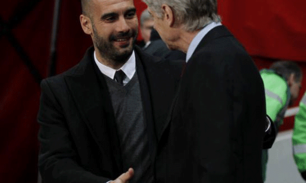 Pep Guardiola i Arsene Wenger