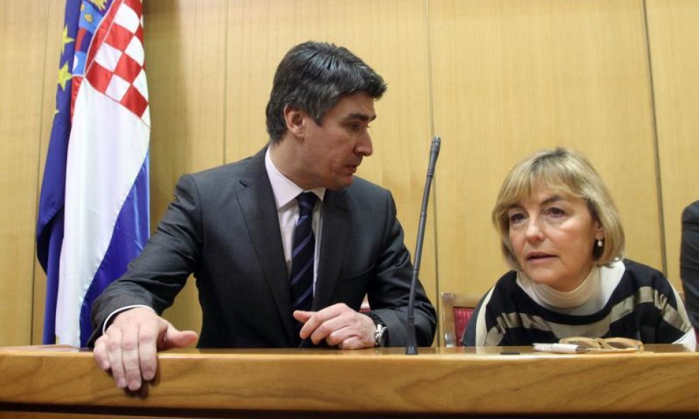 Zoran Milanović i Vesna Pusić