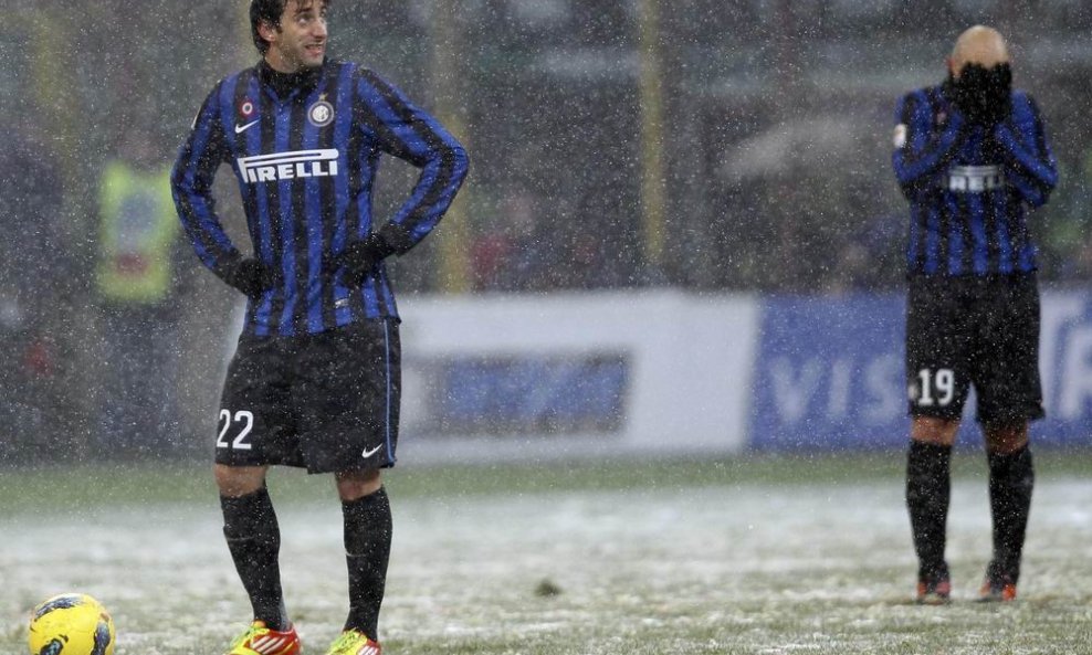 Diego Milito (Inter, snijeg u Italiji)