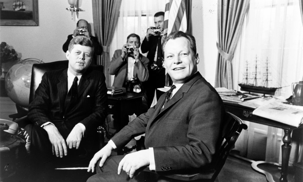 John F. Kennedy i Willy Brandt