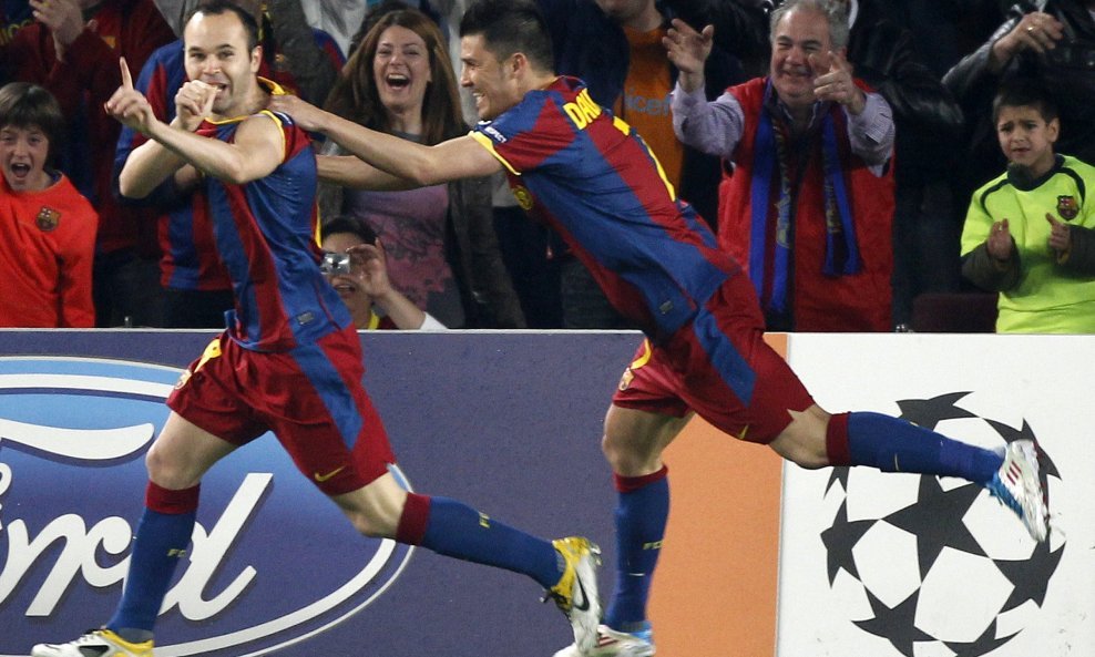 Andres Iniesta i David Villa (Barcelona)