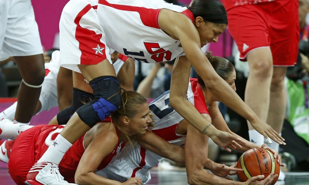 Iva Ciglar, Candace Parker i Diana Taurasi 