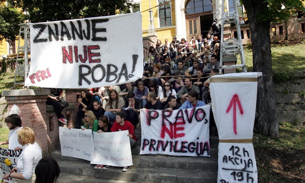 Studenti prosvjed rijeka