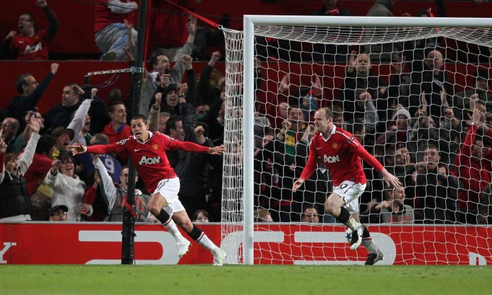 Javier Hernandez i Wayne Rooney