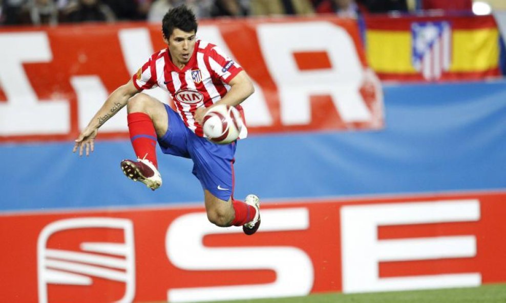 Sergio Kun Aguero 2010 Atletico Madrid