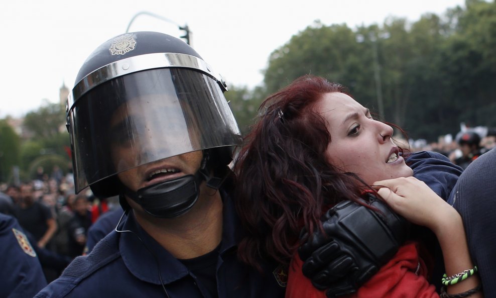 Španjolska provjed policijska represija