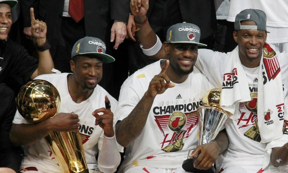 Dwyane Wade, LeBron James i Chris Bosh