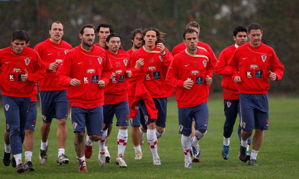 Hrvatska nogometna reprezentacija, trening