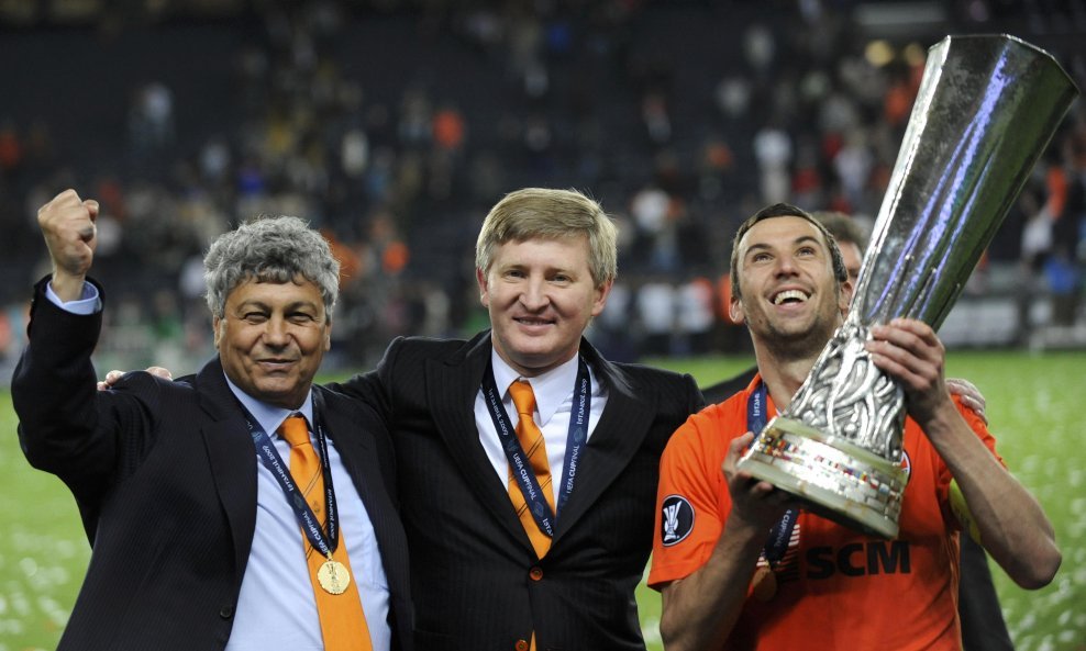 Lucescu, Ahmetov i Srna