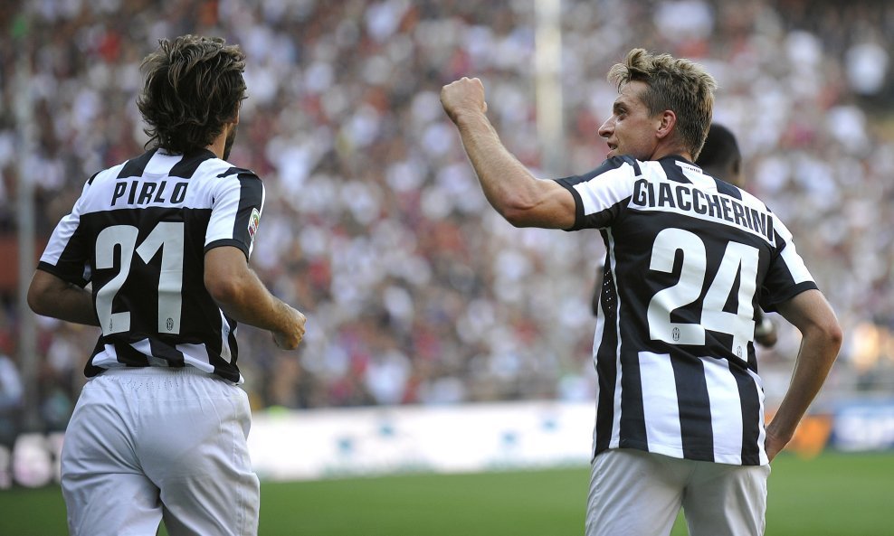 Emanuele Giaccherini i Andrea Pirlo