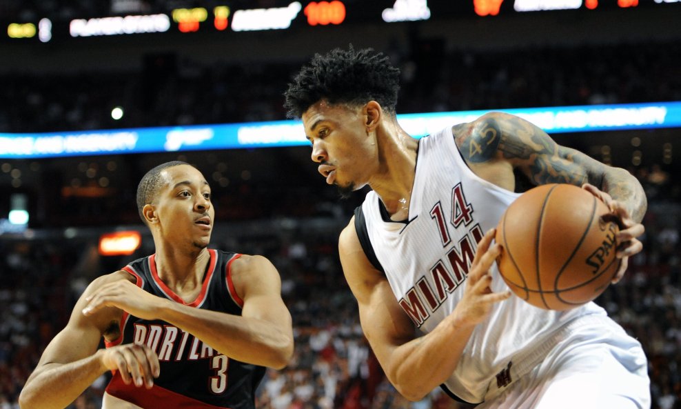 Gerald Green Miami Heat C.J. McCollum Portland NBA 