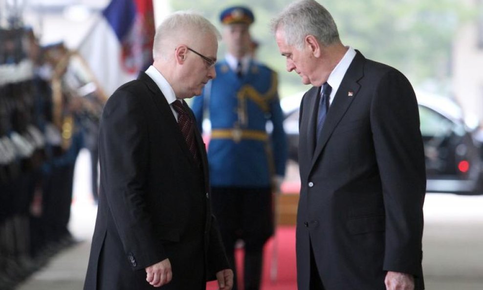 Ivo Josipović i Tomislav Nikolić u Beogradu (7)