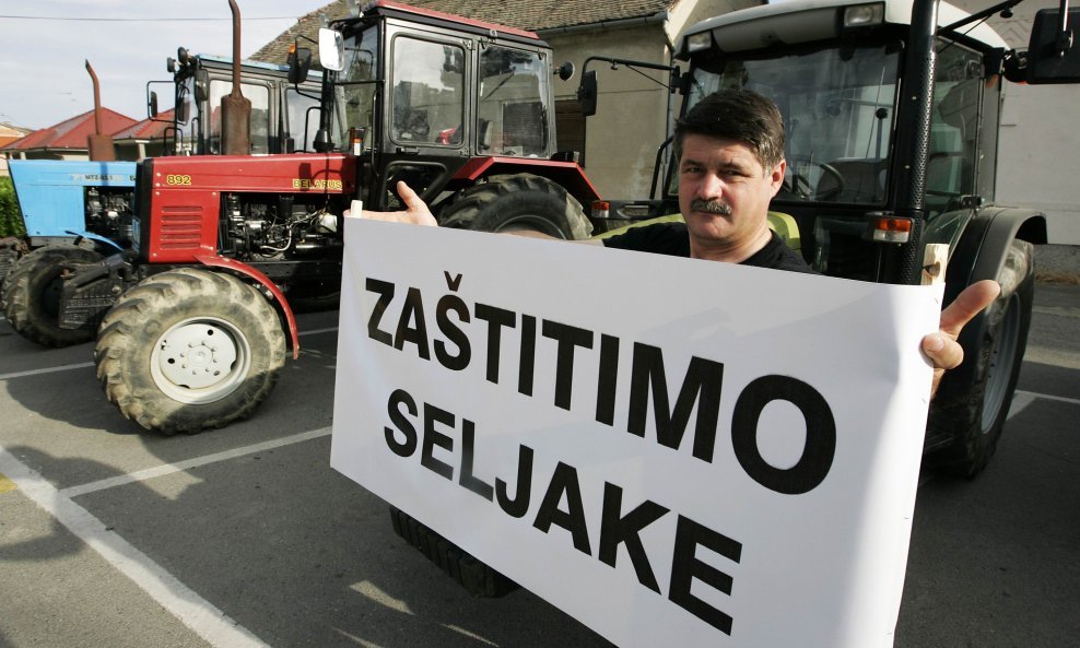 Prosvjed mljekara