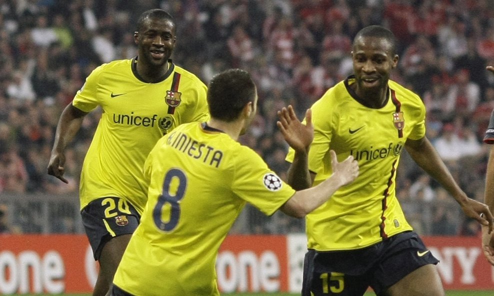 Yaya Toure, Andres Iniesta i Seydou Keita