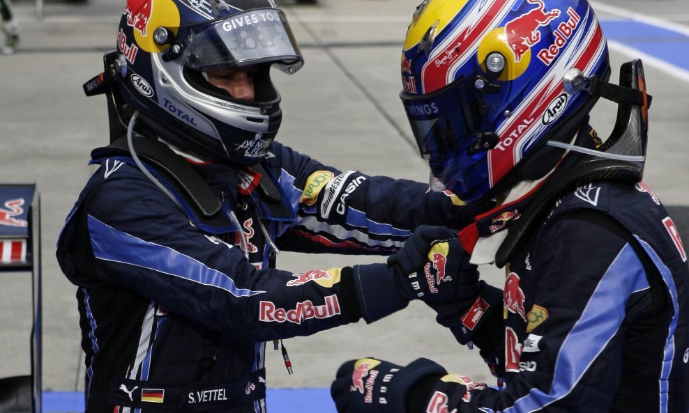Sebastian Vettel Mark Webber Red Bull Formula 1