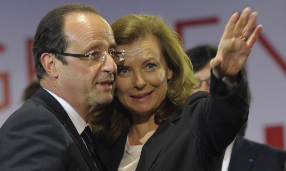 Francois Hollande i Valerie Trierweiler