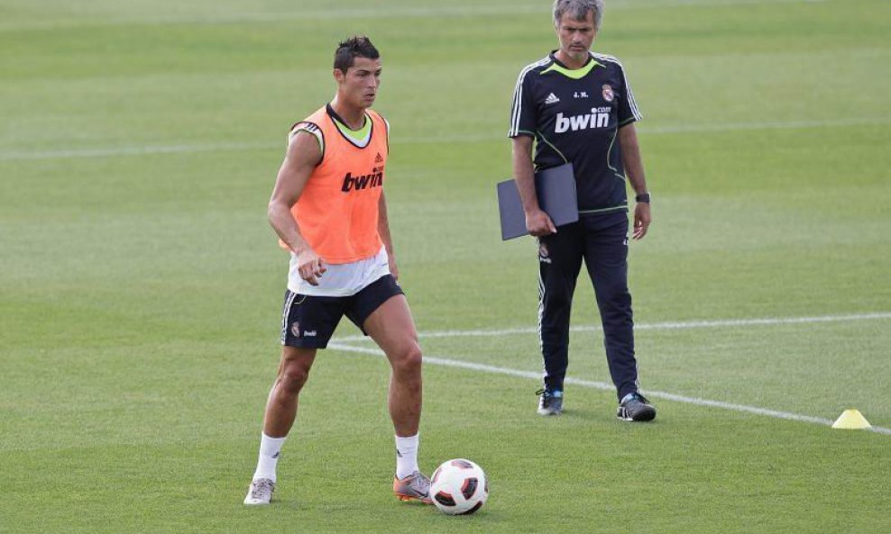 Cristiano Ronaldo i Jose Mourinho