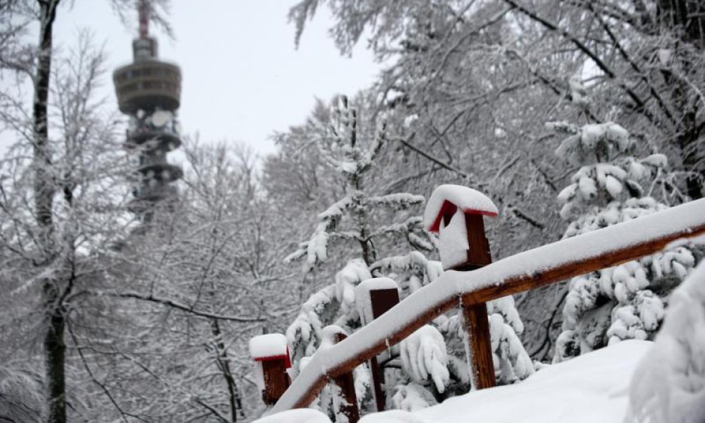 Sljeme snijeg