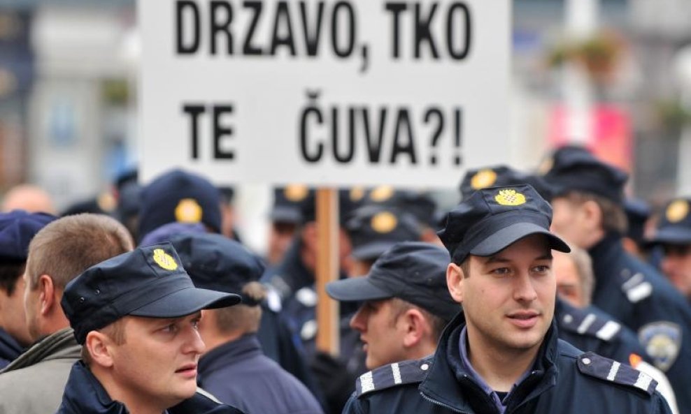 Prosvjed policajaca