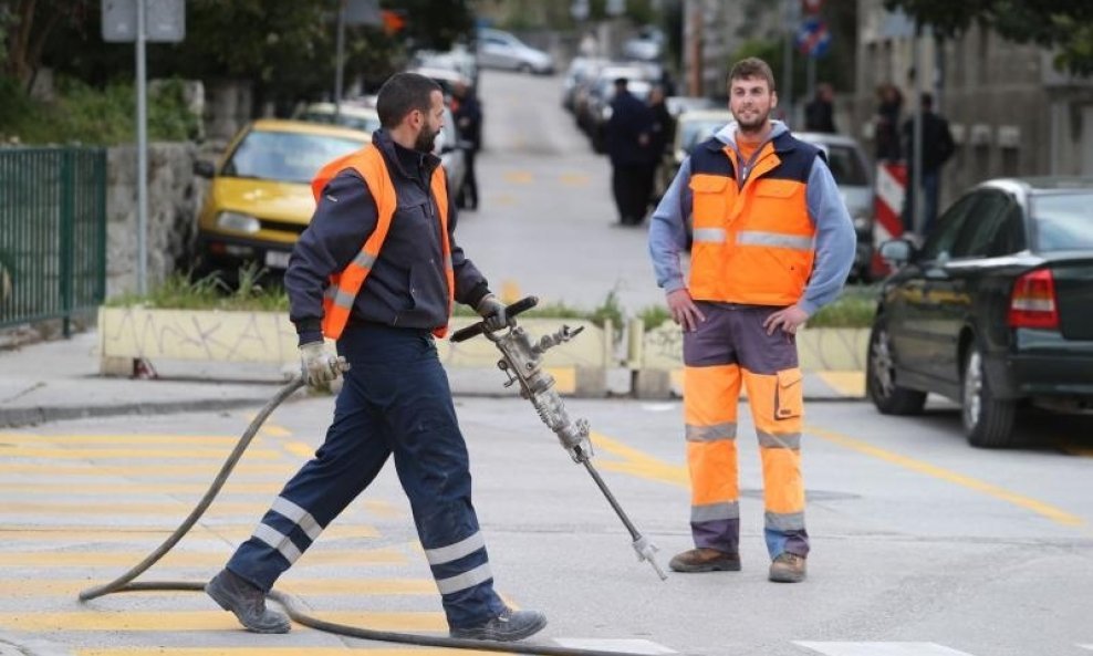 nova signalizacija u Splitu zbog gradnje Todorićeva centra