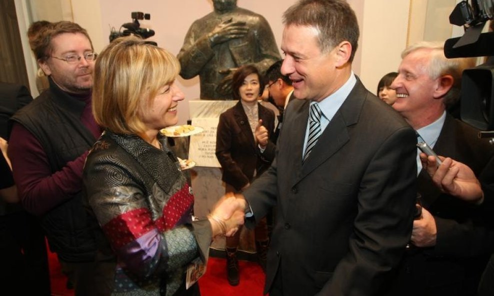 Vesna Pusić i Gordan Jandroković
