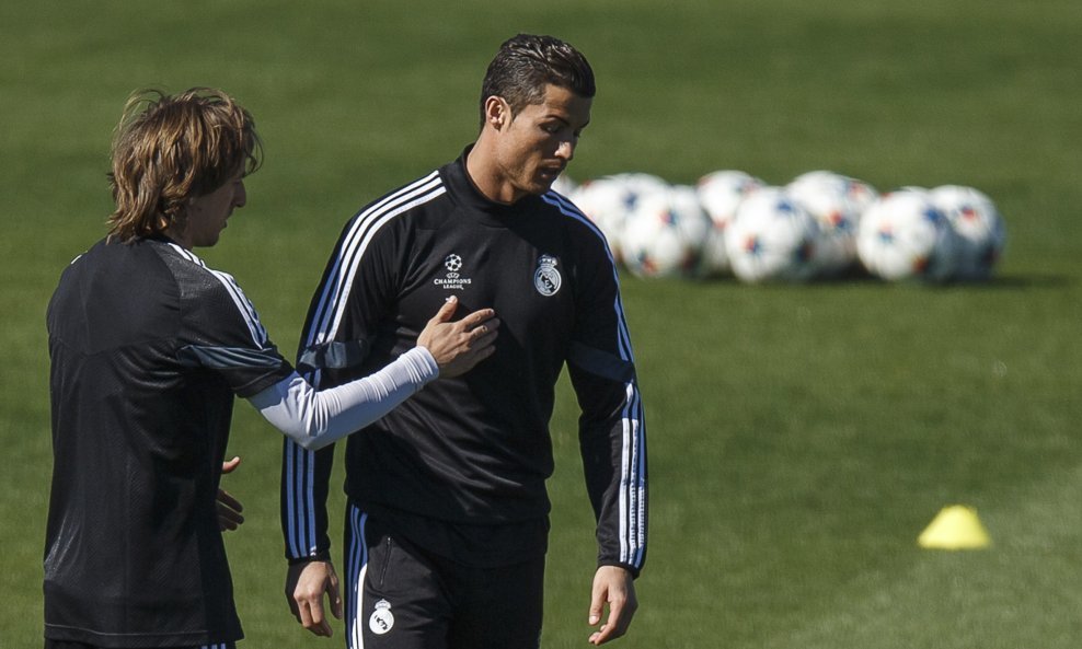 Luka Modrić i Cristiano Ronaldo