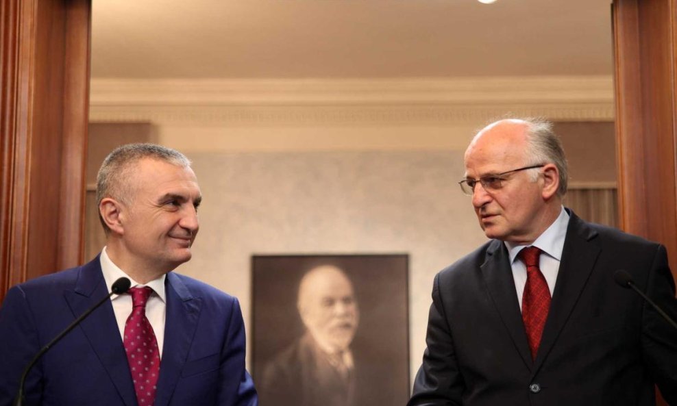 Bujar Nishani i Josip Leko