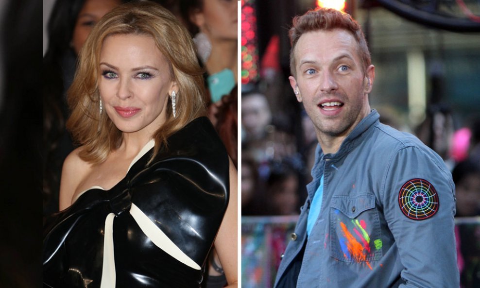 Kylie Minogue i Chris Martin
