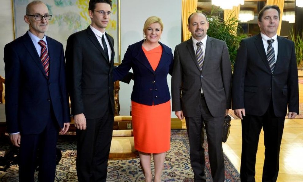 Prestavnici Mosta s predsjednicom Grabar Kitarović