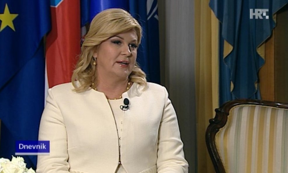 Kolinda Grabar Kitarović u Dnevniku HTV-a